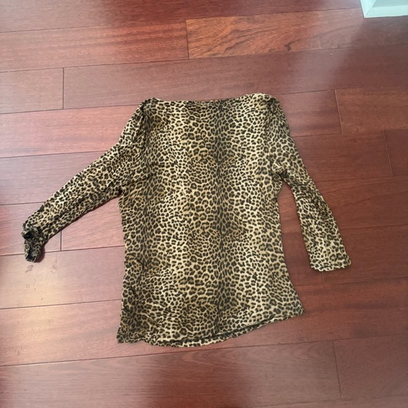 MICHAEL Michael Kors Animal Print Long Sleeve Top - Picture 4 of 5